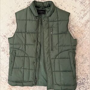 Banana Republic Green Quilted Vest